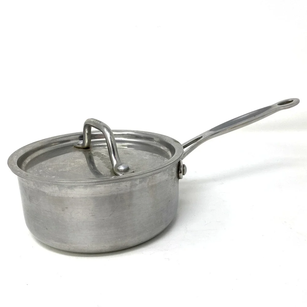 Cuisinart Saucepan + Lid Cover MCP19-16 Stainless Steel 1.5 Qt Induction‎ Ready